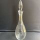 Carafe en cristal soufflé et taillé