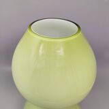 1970s Astonishing Space Age Green Vase in Murano Glass. Made in Italy
