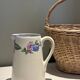 Vintage Flowered Jug Pichet Cruche by Geneviève Lethu Volubilis