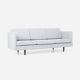 Canapé alta gris colombe, design scandinave
