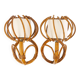 Pair Wall Lamps Known as Lanterns  Period : XXth Century