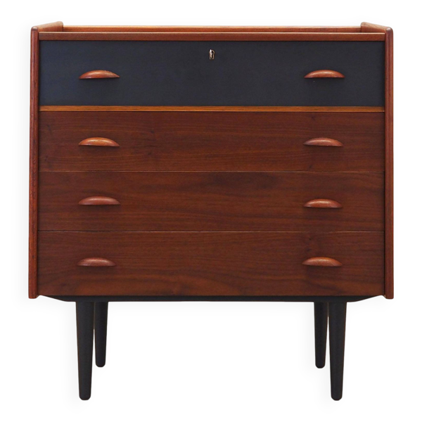 Coiffeuse en teck, design danois, années 1970, production : Danemark