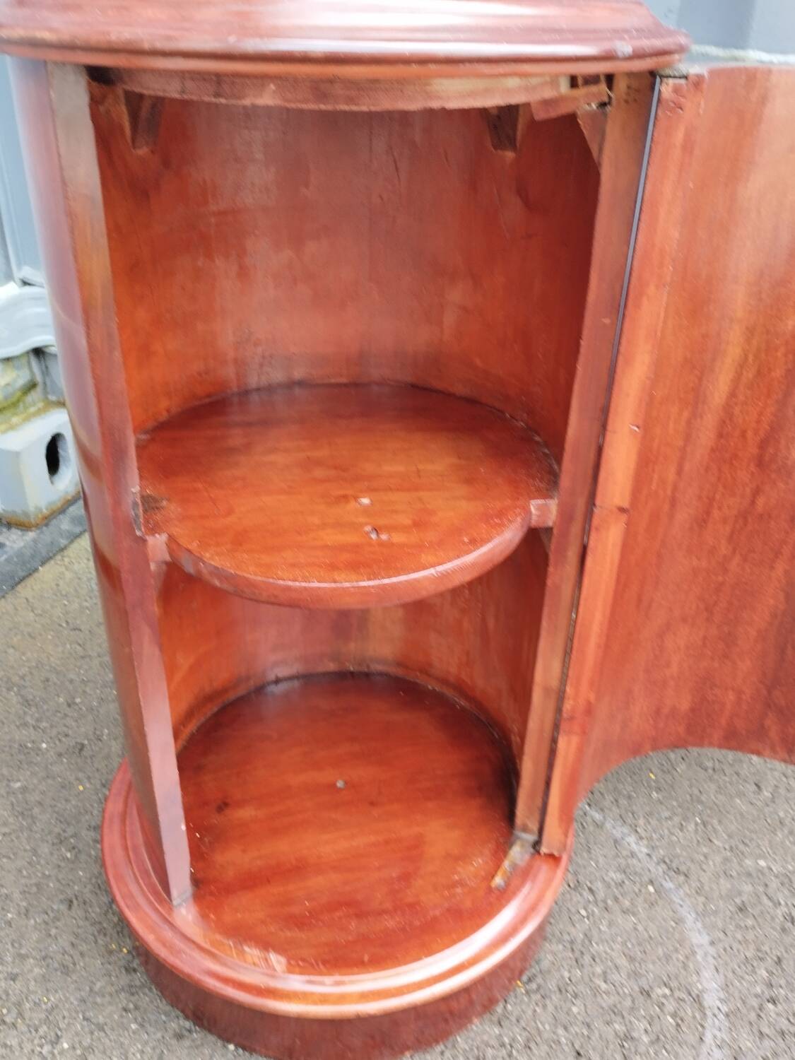 Somno chevet empire ancien avec plateau marbre