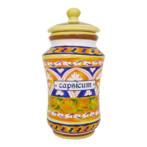 Ancien pot d'apothicaire, pot à