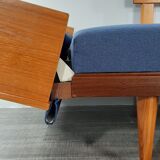 Daybed in Caisson en Teck by Ingmar Relling, Vintage Norwegian 1960s