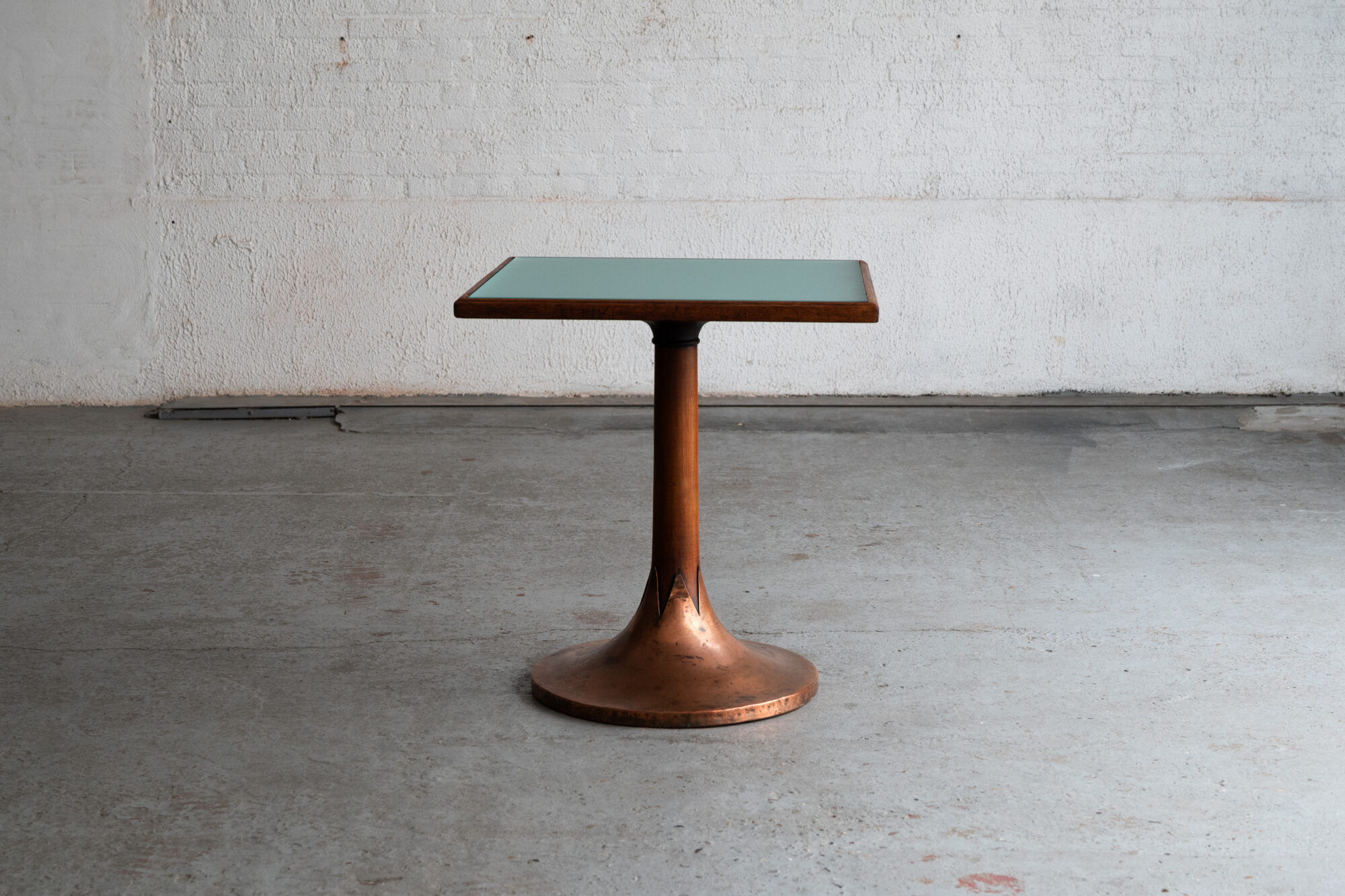 Table bistrot art déco, design français, années 1950