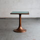 Table bistrot art déco, design français, années 1950