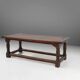 Antique solid Oak Table, France, 1850s