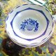 Vintage plates 50's blue