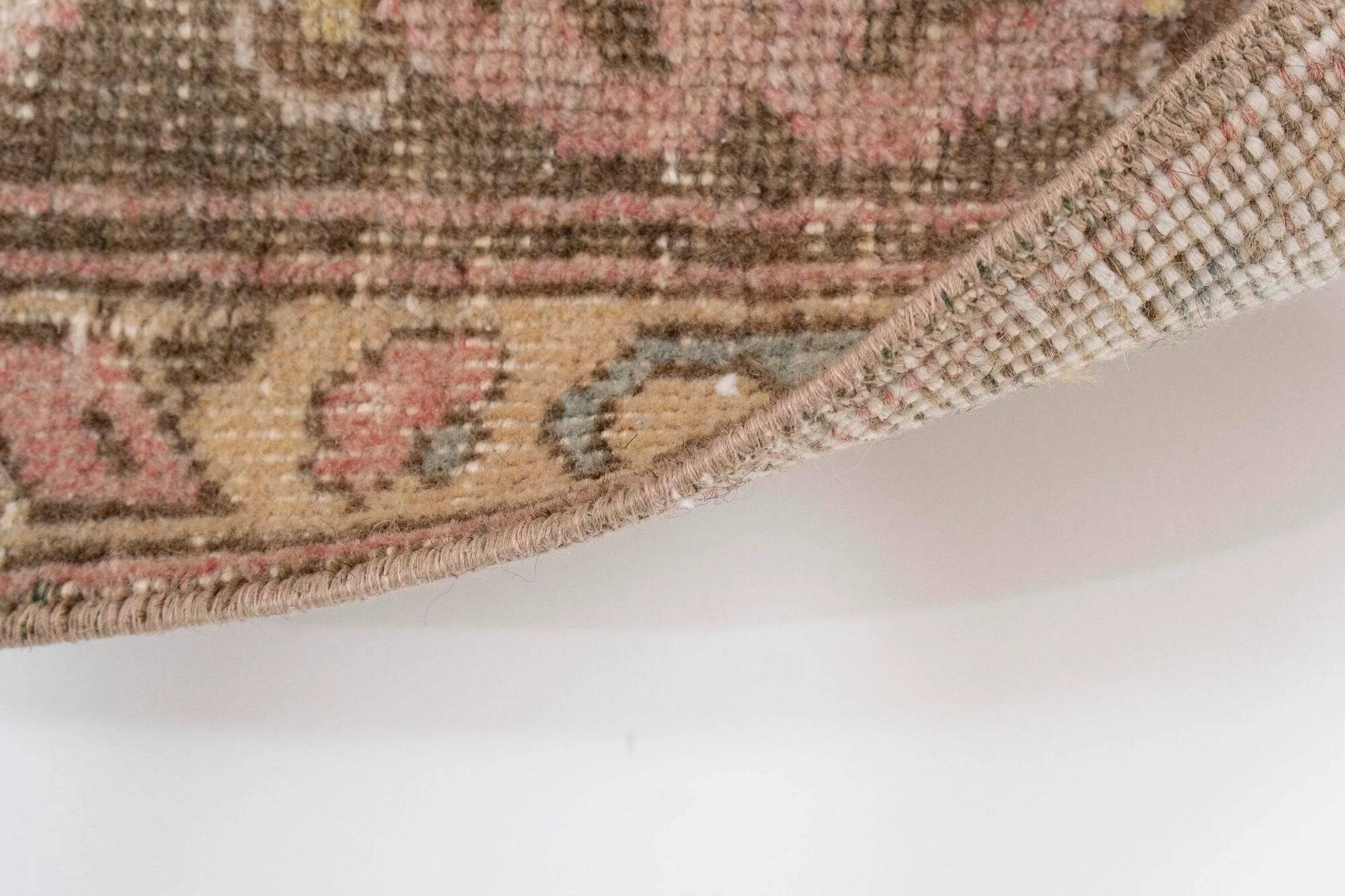 Vintage Turkish hallway rug 49x343 cm