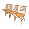 Chaises scandinaves Pinnstol ZPM Radomsko 1950