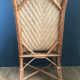 Wicker armchair