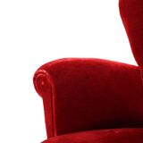 Pair of Swedish 1940s shell-back armchairs