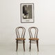 Pair of Fischel bentwood chairs