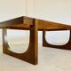 VINTAGE DANISH MID CENTURY TEAK  & CERAMIC COFFEE TABLE  1960s