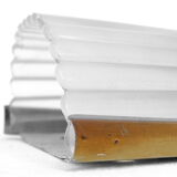 Seguso wall lamp decò years '30 design in glass and brass