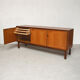 Row 3 doors clear teak, 1960