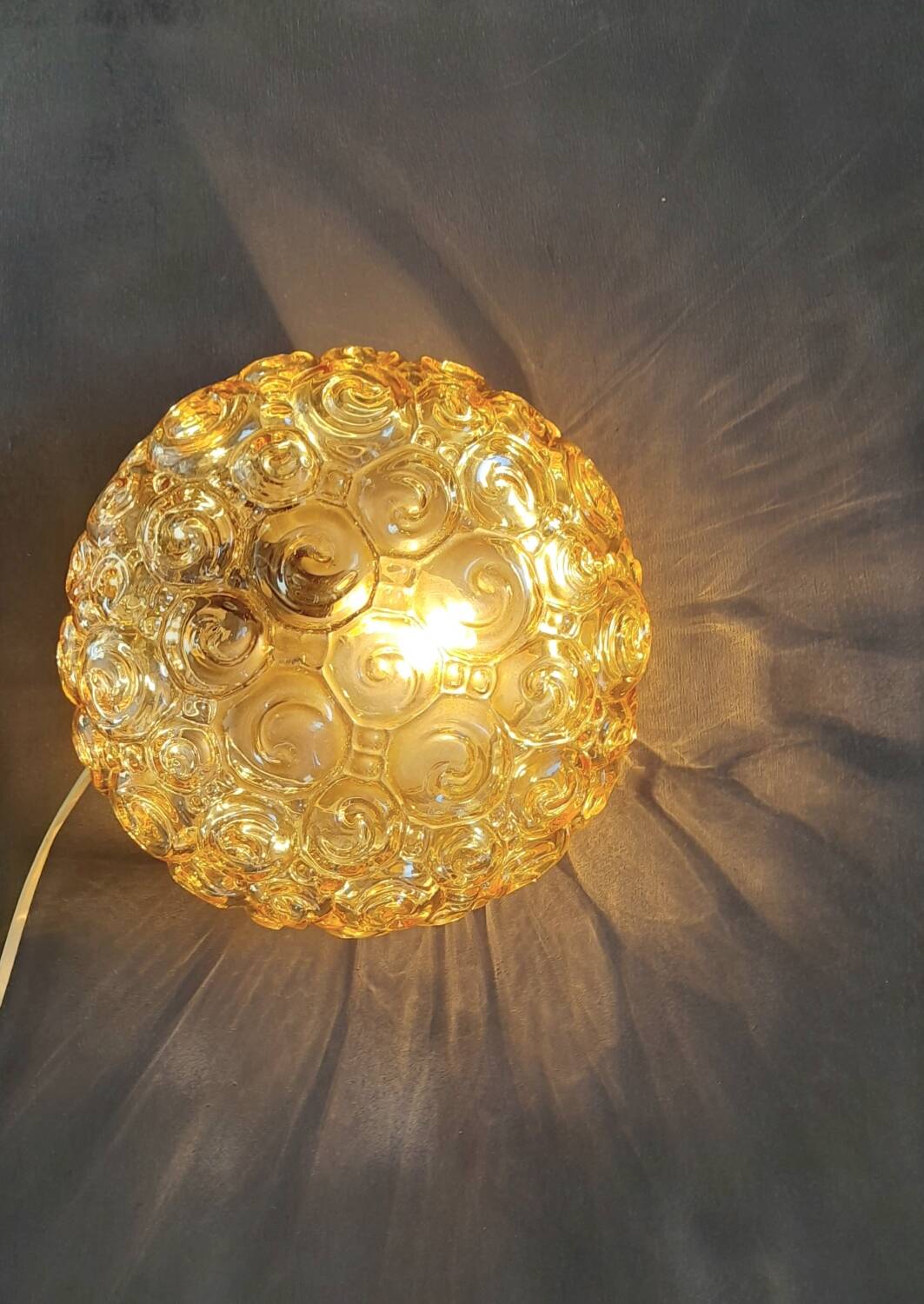 Helena Tynell snails wall lamp 70s