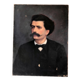 Portrait of a man, oil on canvas, 19th century