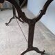 Table bistrot marbre 110cm