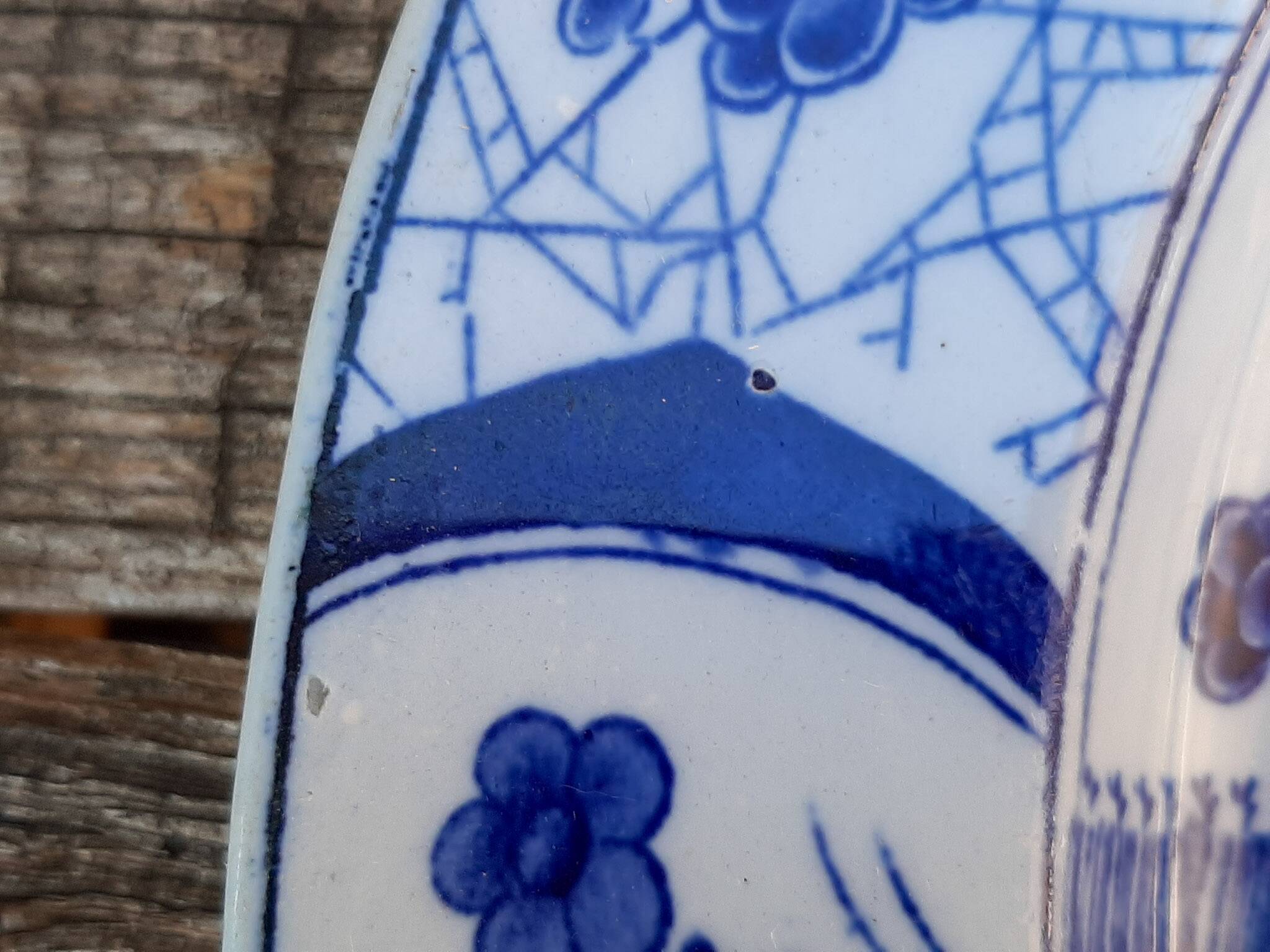 Plat en faïence de Creil et Montereau modèle Japon