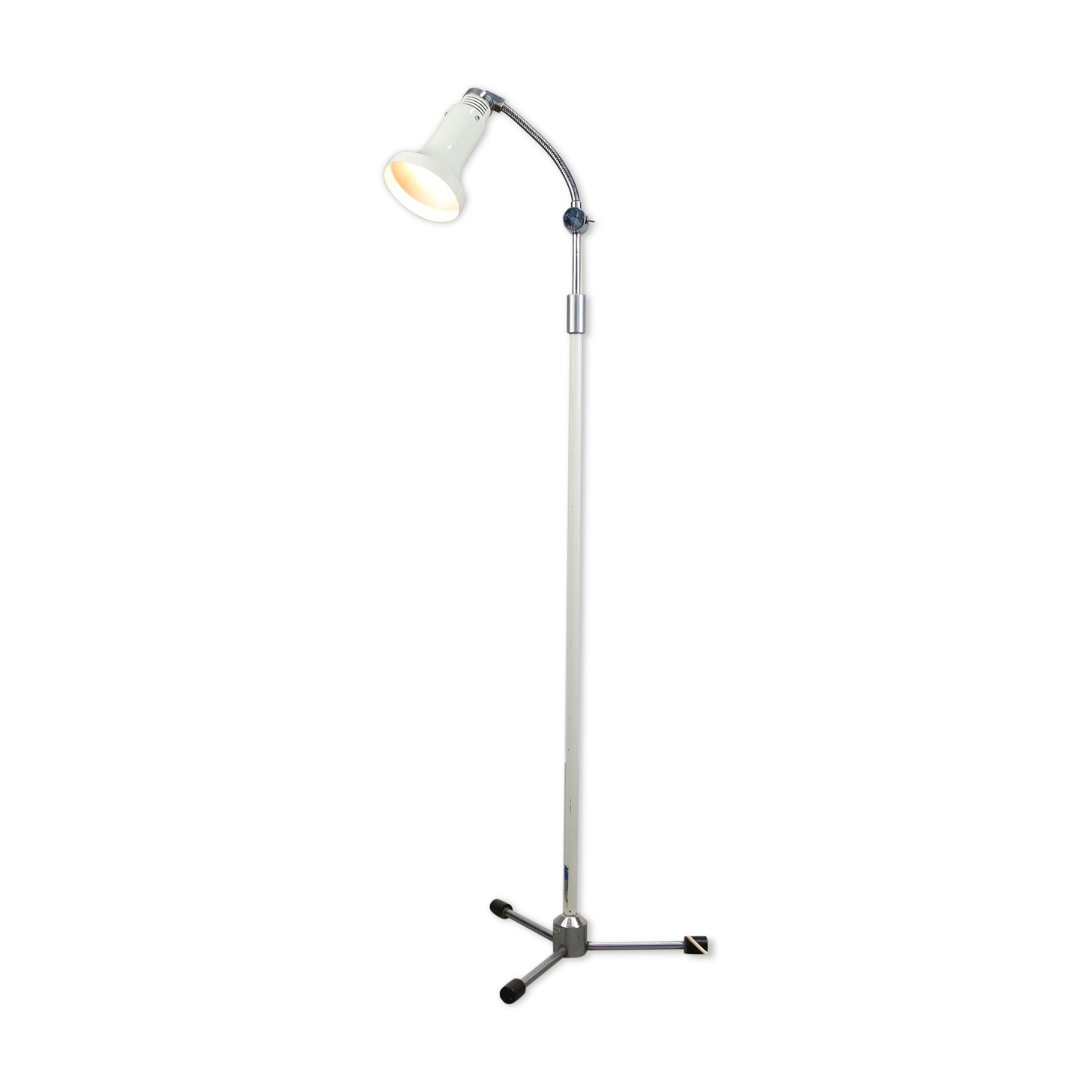 Vintage Adjustable Industrial Floor Lamp, 70s