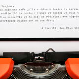 Typewriter Olympiette Utax 100 revised ribbon new