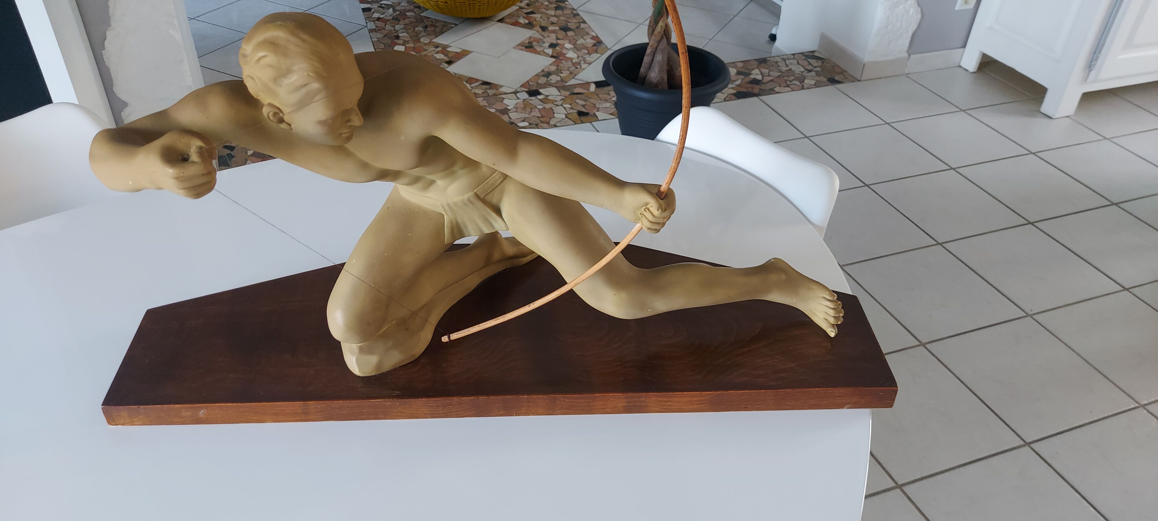 Art Deco statue sculpture from the 1950s