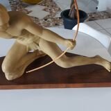 Art Deco statue sculpture from the 1950s
