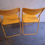 Two ikea folding chairs, niels gammelgaard