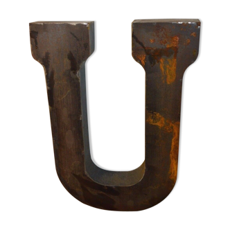 "u" iron industrial letter