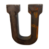 "u" iron industrial letter