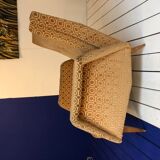 Embossed velvet armchair 1960