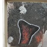 Framed canvas painting