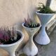Pair of Anton Bee design planters assisted by Willy Guhl