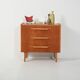 Scandinavian chest of drawers ’50s–’60s in teak and oak