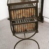 Vintage 20th century wrought iron console