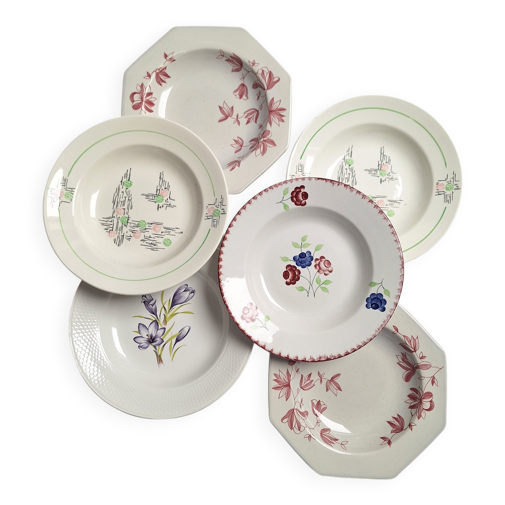 St Amand deep plates, Moulin des Loups