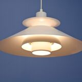 Danish hanging lamp in white, 1980s