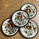 Set of 4 Argenteuil Boch Frères dinner plates