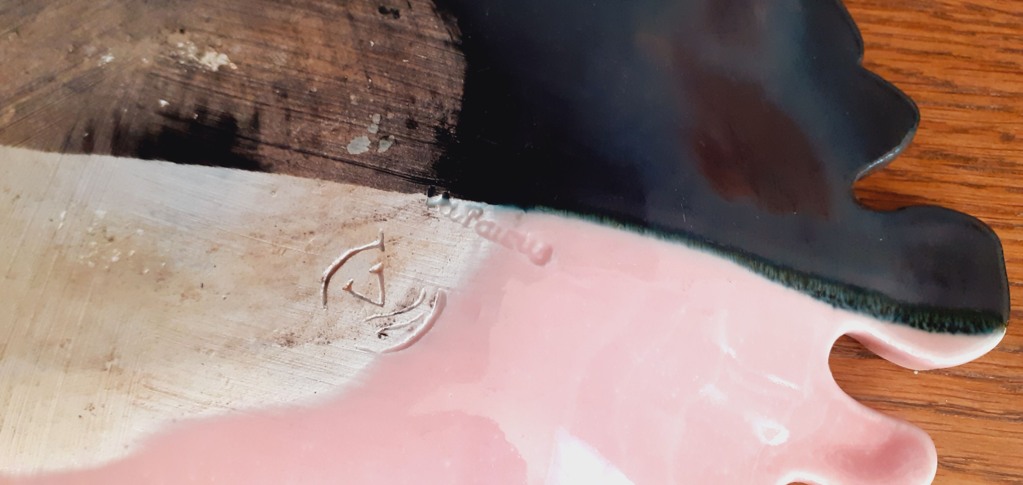 Vide poche vintage année 50 en céramique de Vallauris