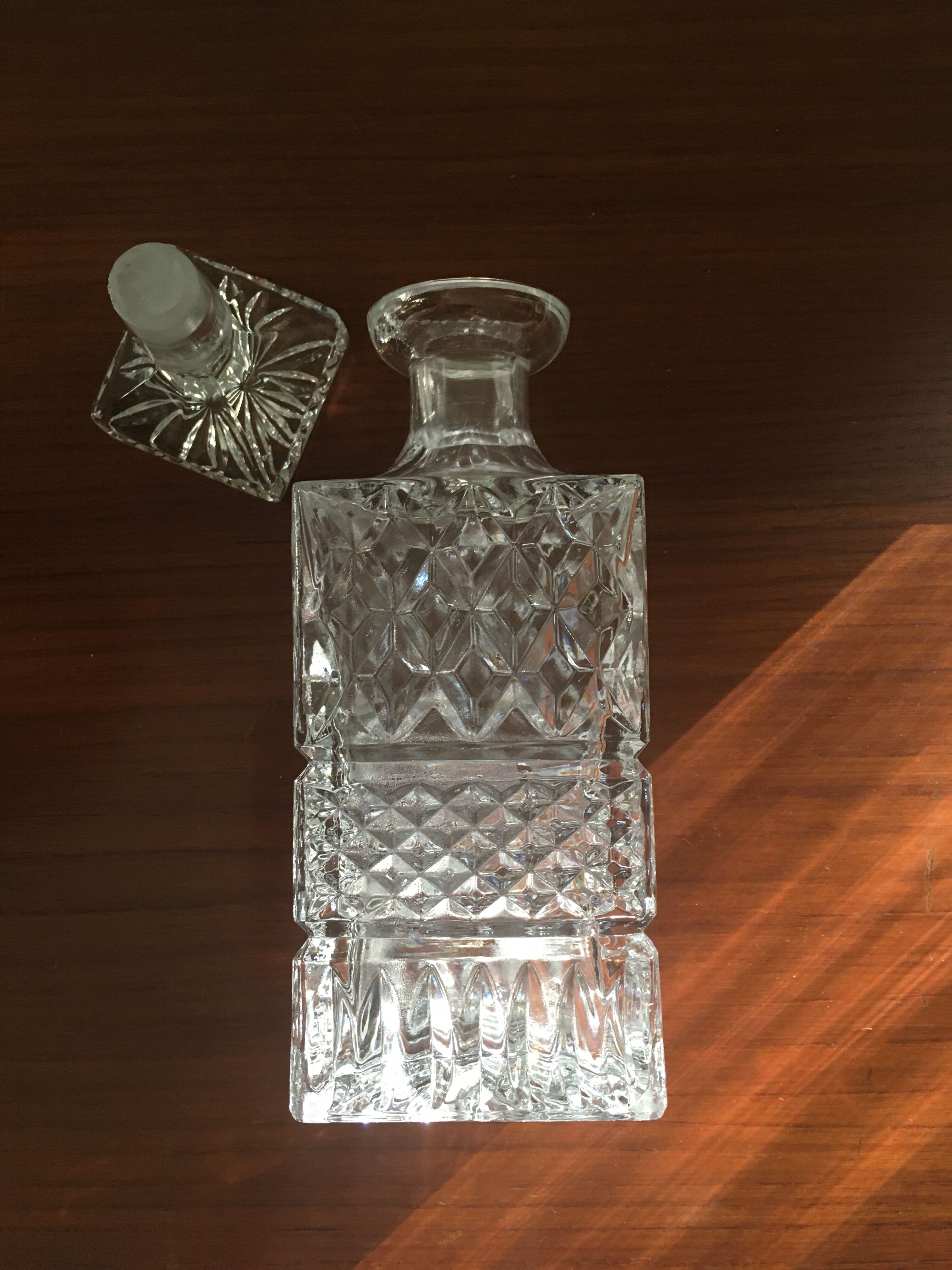 Crystal whisky carafe