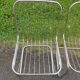 Pair of wired metal chairs 1970