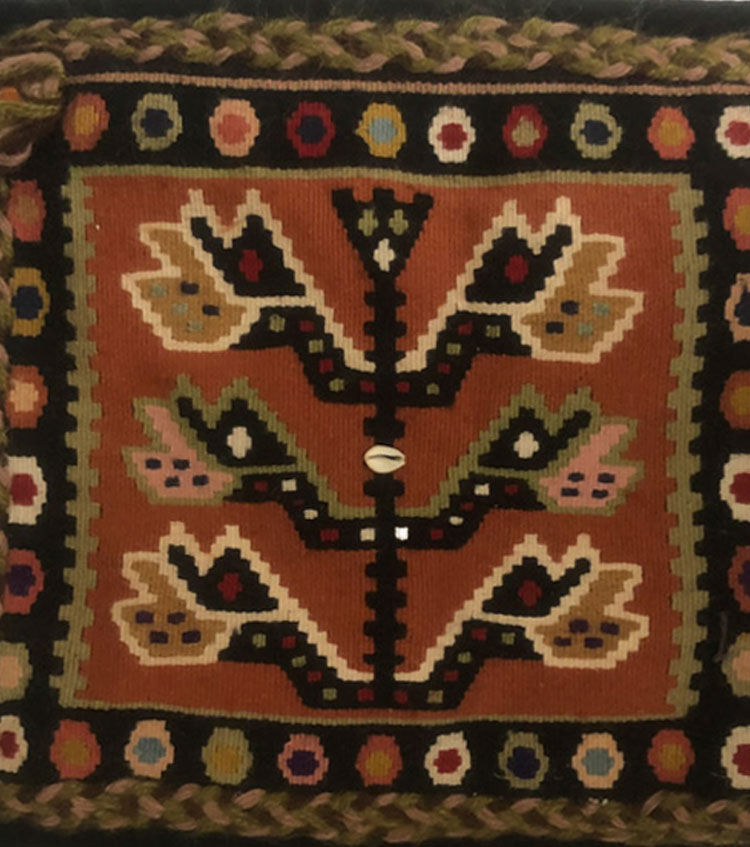 Handmade persian carpet n.171 cussin 37x36cm