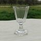 Baccarat White wine glass or port Crystal cut with cut sides, circa 1840