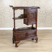 Antique Japanese Cabinet in Exotic Wood