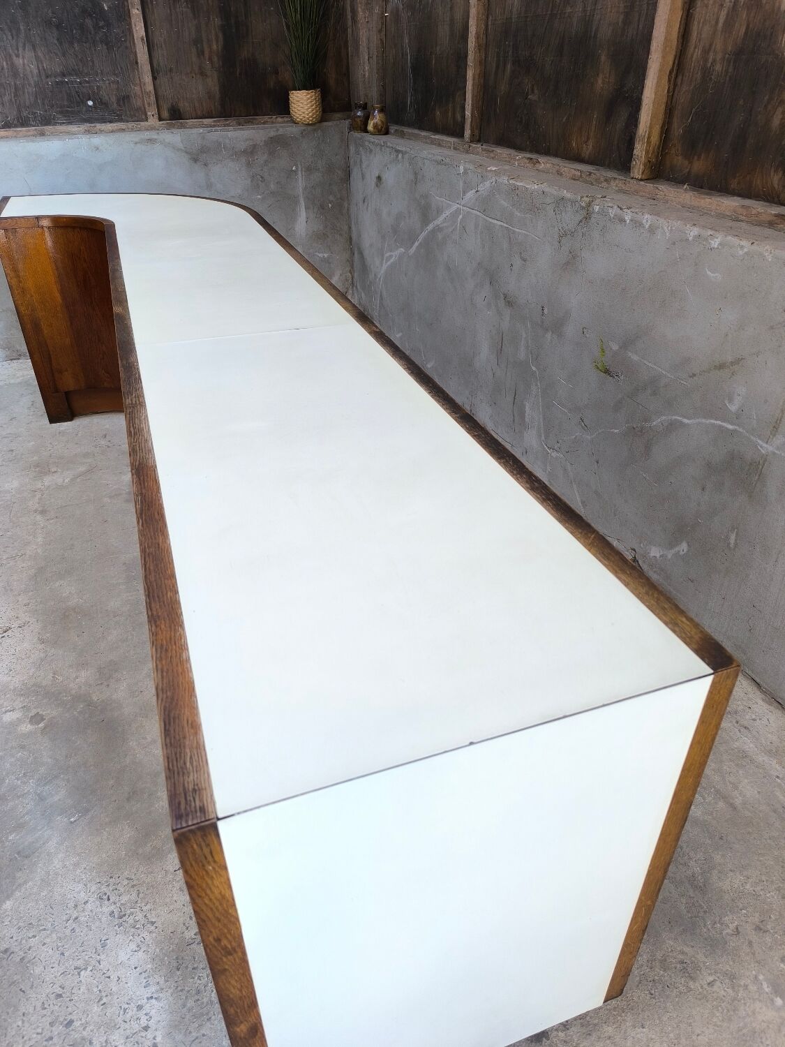 Ensemble de 2 comptoirs de magasin 1950