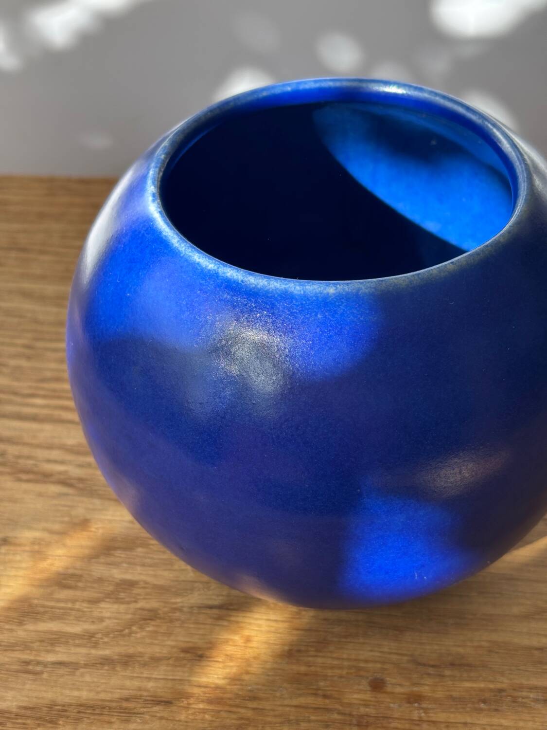 ASA Germany ceramic cobalt blue vase