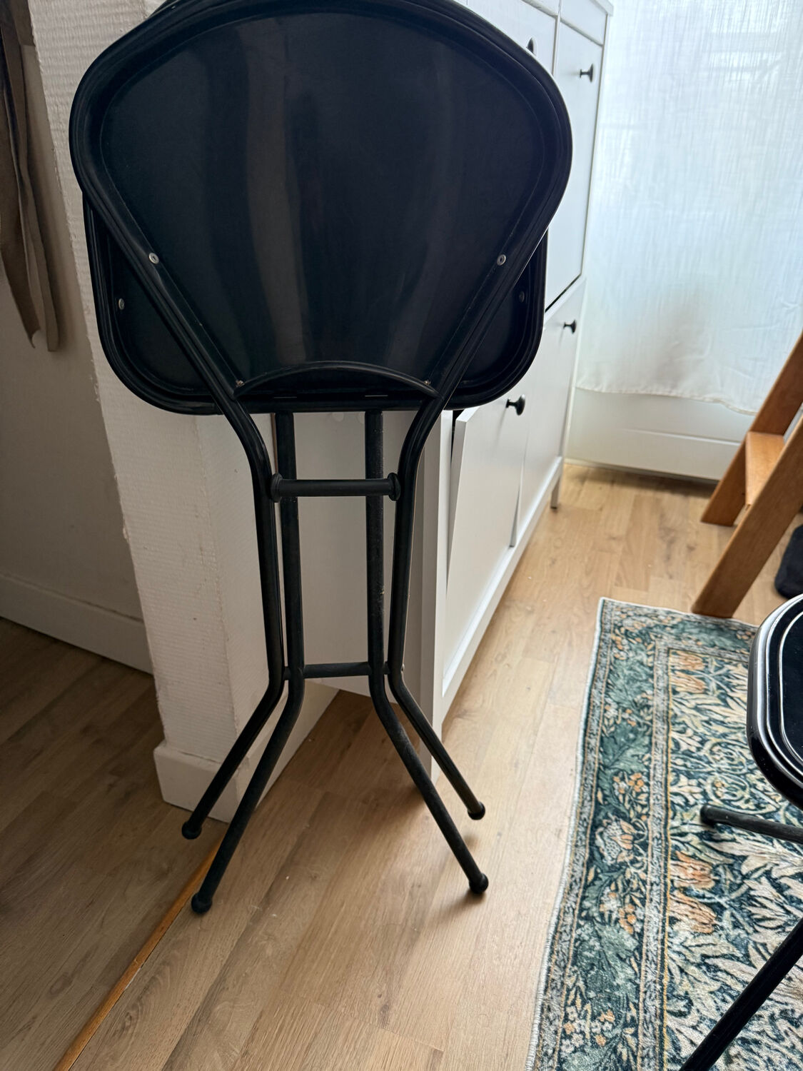 2 folding chairs by Niels Gammegaard for Ikea from the 1980s.