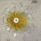 Vintage Murano style glass pendant light